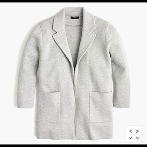Jcrew Sophie sweater jacket in gray